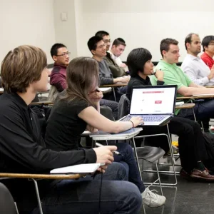 Baruch MFE students in the classroom