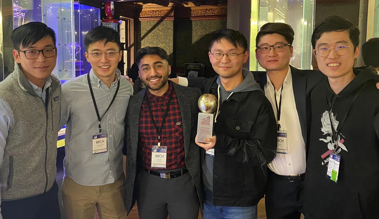 Baruch MFE Wins First Place in the 2020 Rotman International Trading Competition